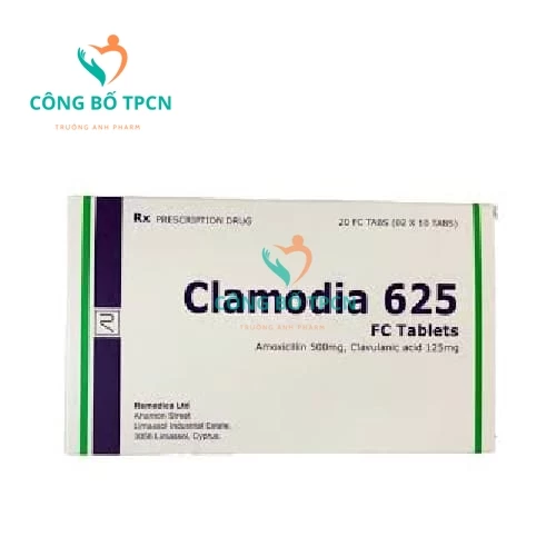 Clamodia 625 FC Tablets Remedica